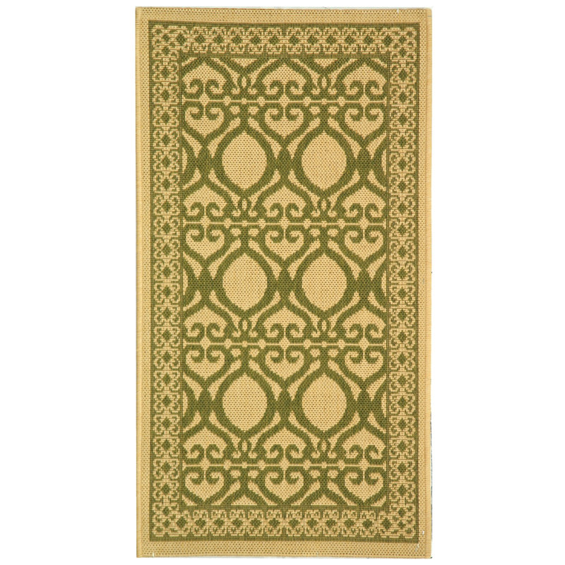 Claudis Performance Geometric Indoor/Outdoor Area Rug, Rectangle 2' x 3'7"