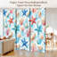 Cloison pliante 6 panneaux paravent Royal Nautical Starfish Seashells