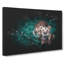 Two Lions In The Shadows - Wrapped Canvas-56640450