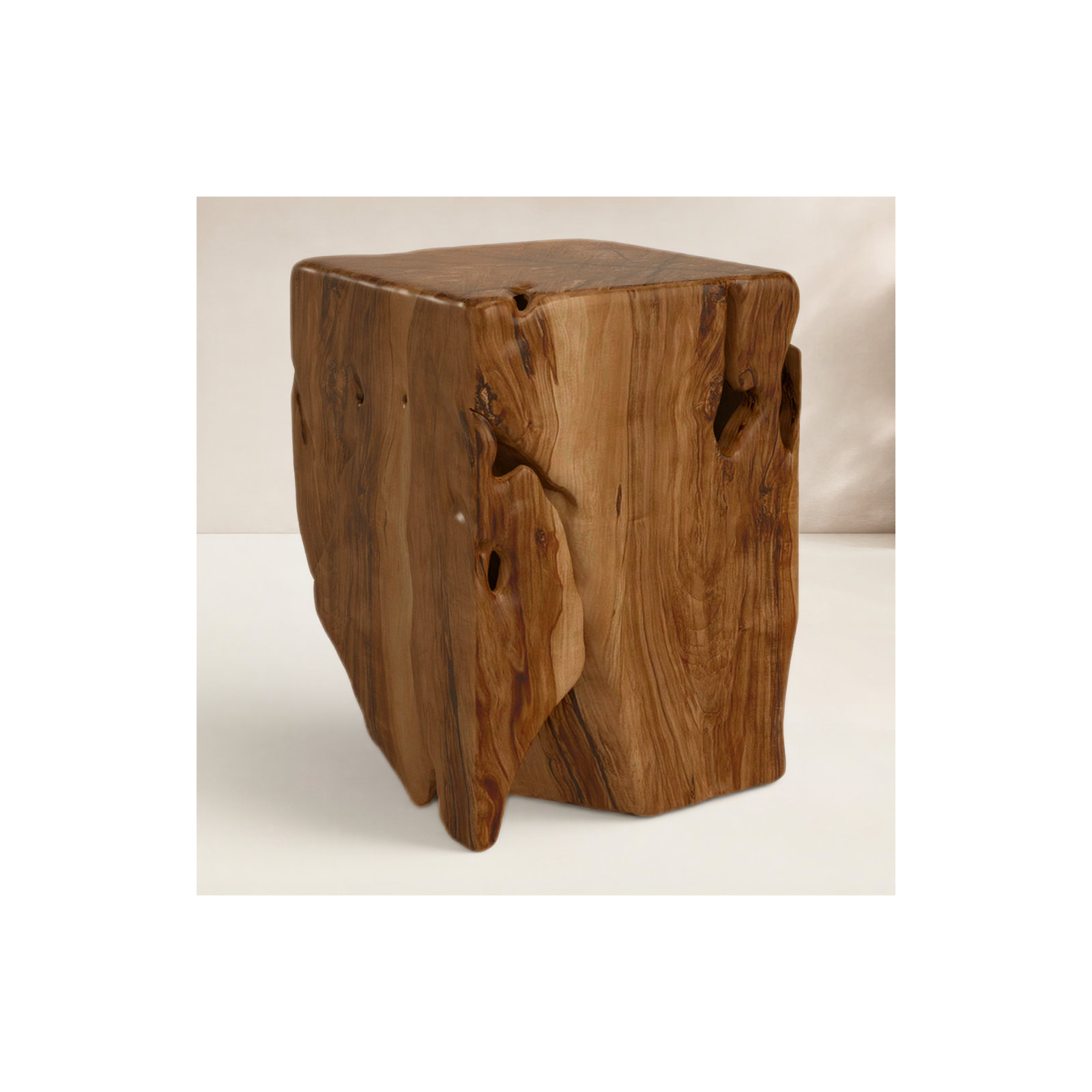 Bloomsdale Teak Solid Wood Side Table