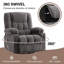 Fauteuil inclinable manuel pivotant avec chaleur et vibrations Oates-510170631
