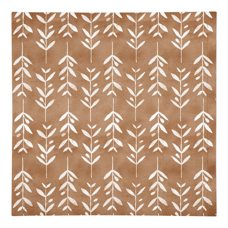 Serviette 10 "Graceton Leaves on Copper