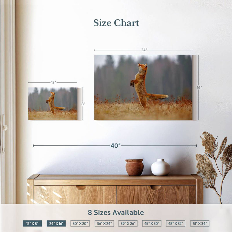 Fox Stand, 16" H x 24" W