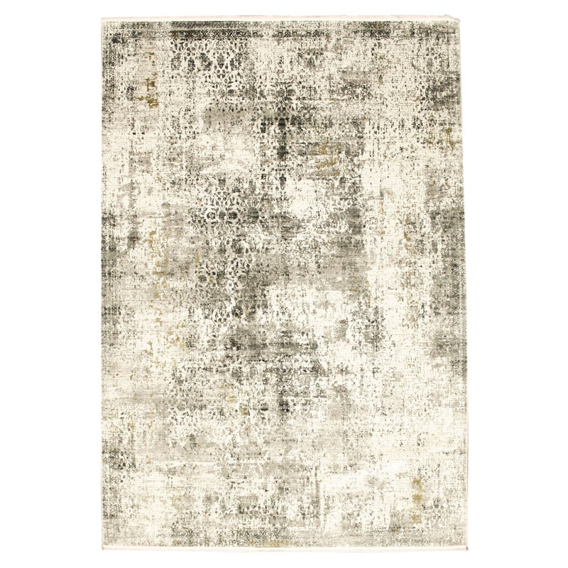 Tapis turc doré et gris 7 x 7 x 7