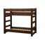 Lit superposé simplifié Fireside Lodge WoodShop - double / simple