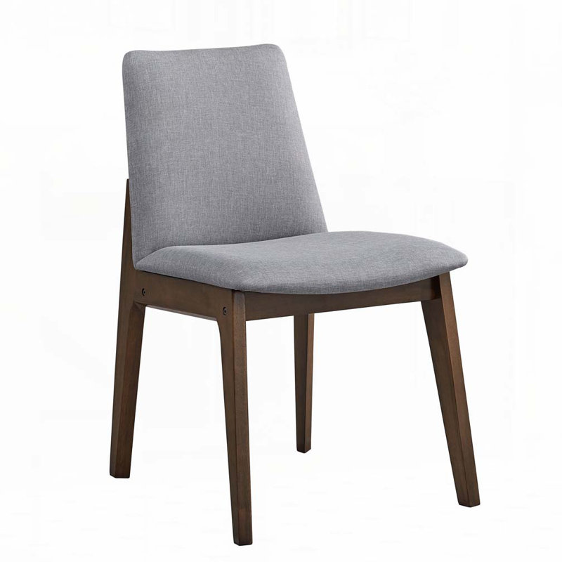 Chaise de salle à manger rembourrée à cadre en bois