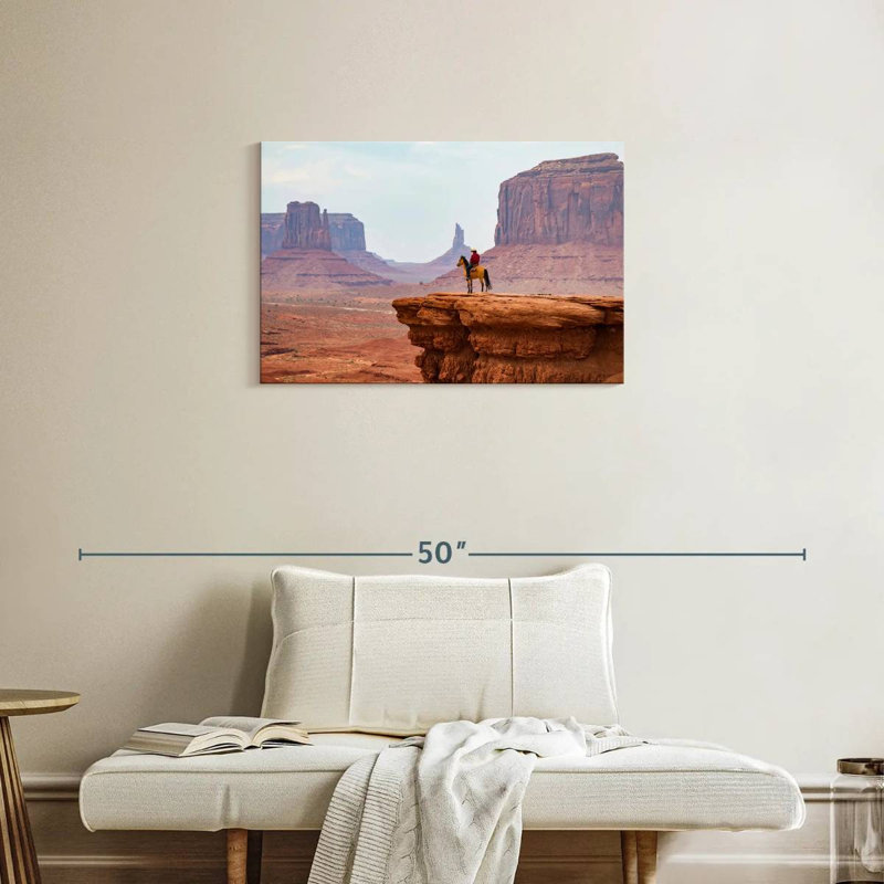 Lelar Cowboy de Monument Valley, H 20 po x l 30 po