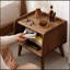 Table de chevet en bois massif Pure