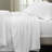 Chloe 100% Cotton Linen Texture Vintage Wash Solid Deep Pocket Percale Sheet Set-116325674