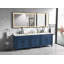 Miroir de salle de bain 96 x 48 pouces à DEL avec cadre en aluminium (miroir inclus seulement)-686581007