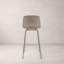 Tabouret de comptoir en plastique AGATA, brun-423887933