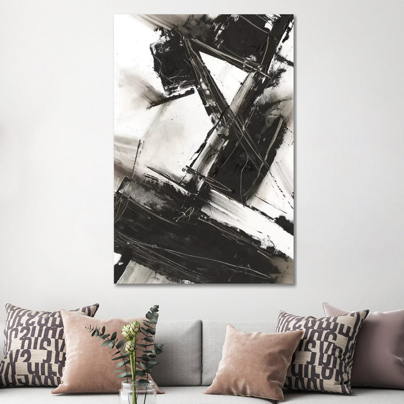 « Diagonal Matrix II » par Ethan Harper, reproduction d’art, H 60 po x l 40po x P 1,5 po, Aucun mat, Toile tendue