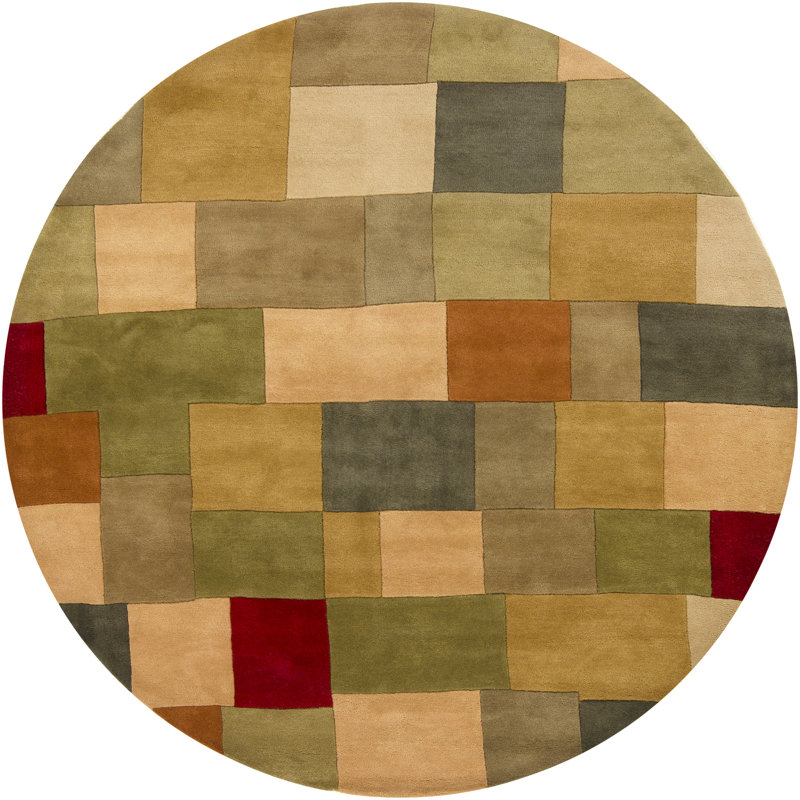 Shane Performance Geometric Indoor Rug, Round 7'9"