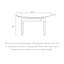 Table de salle à manger extensible moderne de style simple avec plateau en pierre frittée-876762975