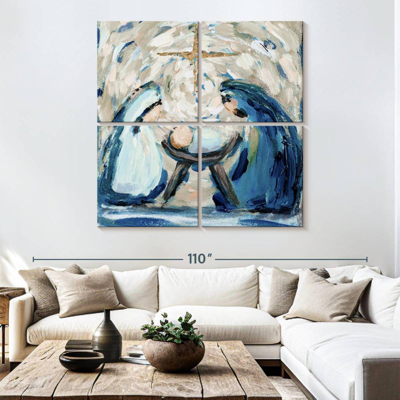 Adella Let Us Adore Him, 74'' H x 74'' W