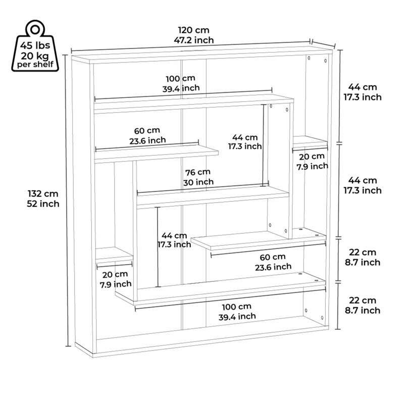 Courtany bookcase