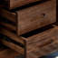 Bibliothèque entièrement en bois massif