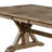 Heather Light Oak Trestle Base Dining Table Seats 8