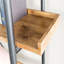 Jessica 92cm W Steel Etagere Bookcase-1738236027