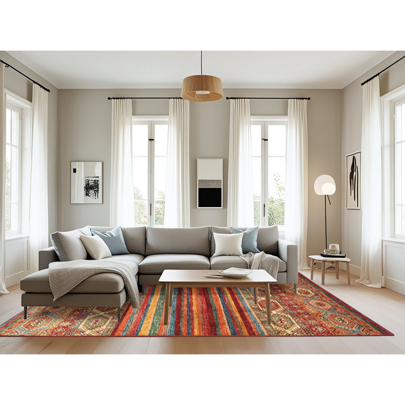 Tapis rouge Southwestern, Rectangle 8 pi x 12 pi