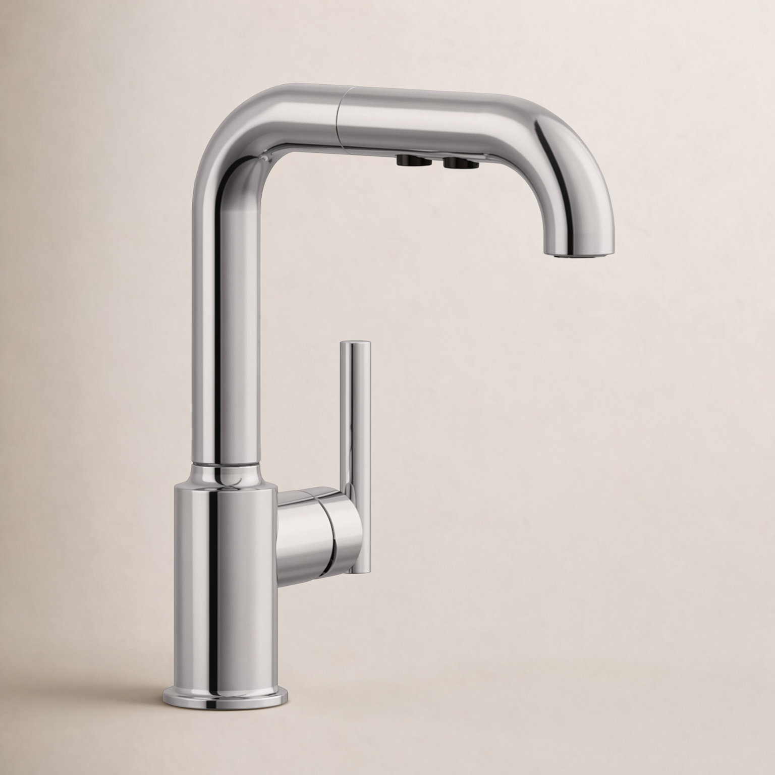 Kohler Purist Single Handle Kitchen Faucet, Polished Chrome