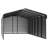 Steel Carport With 3 Wall Kits, 12X20X07-113506808-124341440