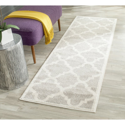 Ammundsen Geometric Light Grey/Beige Area Rug