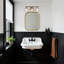Éclairage pour meuble-lavabo moderne à 3 lumières noir / laiton Mariello-75146020