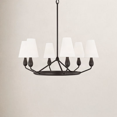 6 - Light Dimmable Chandelier