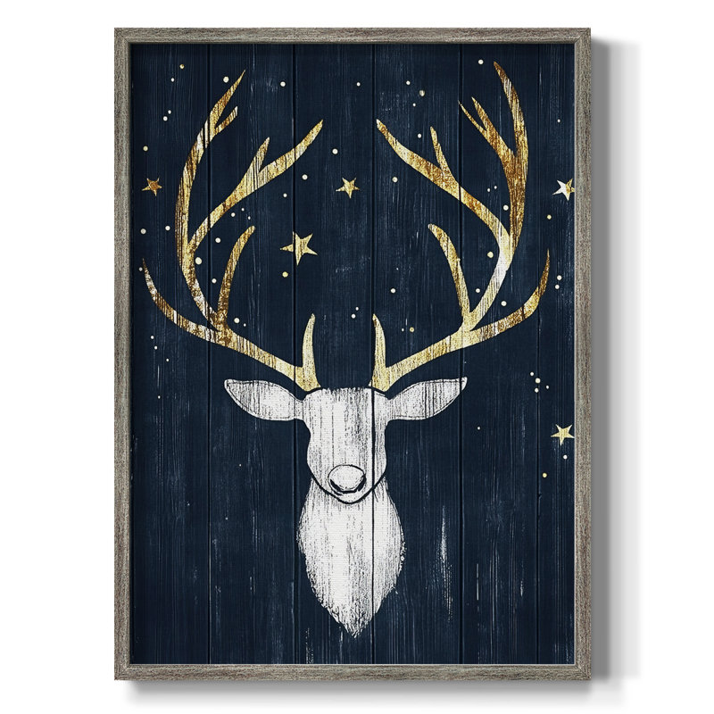 «Christmas Holiday Art LXI», reproduction encadrée - bois massif, H 11 po x l 9 po