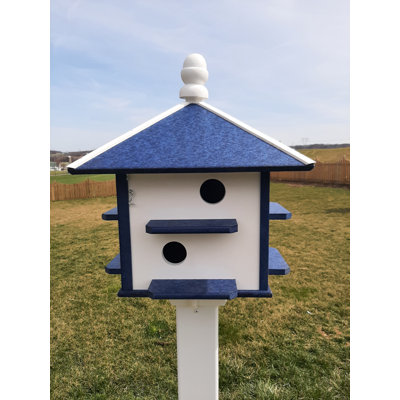 Cabane à oiseaux mauve 24 po x 14 po x 14 po Sipan Amish