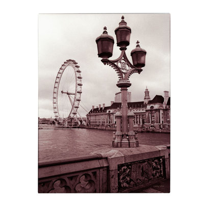« london eye 2 » par kathy yates, reproduction de photo sur toile