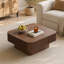 Table basse 31,5 "carrée avec rangement