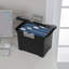 Boîte de rangement portable verrouillable avec compartiment supplémentaire et poignée Sterilite (paquet de 4)-138007821