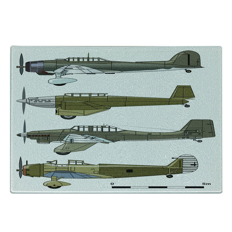 Planche à découper en verre trempé Ambesonne