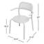 Fauteuil de patio empilable Toni-48898274