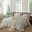 Ensemble de housse de couette à rayures 100% coton lavé MooMee-112681252-111721004