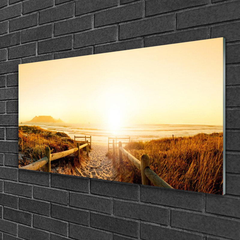 Landscape Footpath - Unframed Photograph on Glass