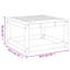 Garden Footstool Solid Wood Douglas