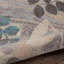 Tapis floral ivoire / bleu clair Leeming-870666715