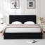 Lit plateforme tapissier avec rangement Arcadia-2133545510-2133545509