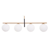Gerane Modern Gold Linear 4 Light Chandelier