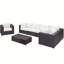 Ensemble de canapé modulaire d'extérieur en rotin et osier de 7 pièces Convene de Modway-1580043564