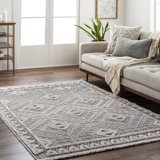 Howden Moroccab Gray/Biege Area Rug