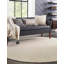 Tapis uni / rayé Brigit couleur vanille - ivoire-178885017