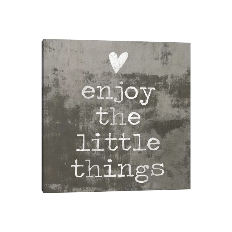 Enjoy The Little Things II by Jamie MacDowell - Wrapped Canvas Print, 45.72 cm H x 45.72 cm W x 3.175 cm D