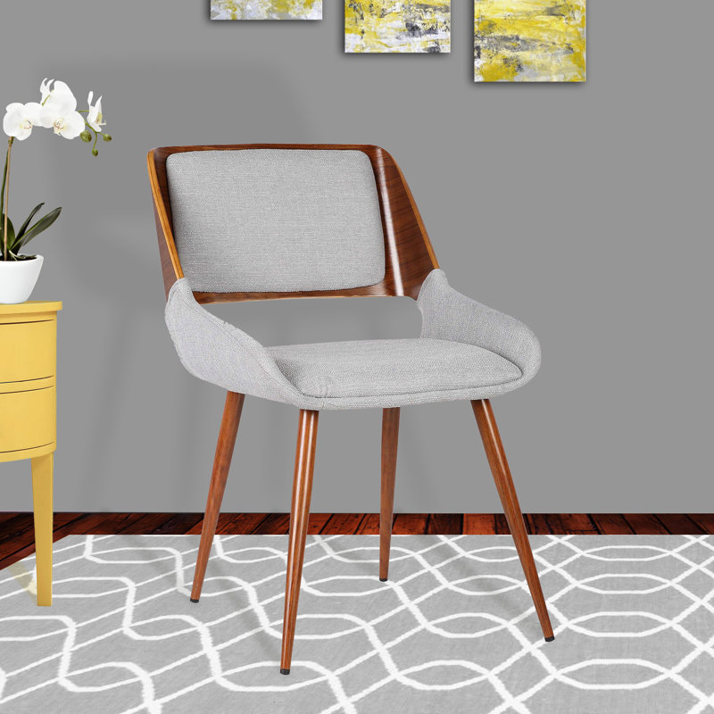 Tuthill 46cm H Upholstered Side Chair, Grey