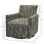 Kenya Upholstered Swivel Club Chair-1945209261