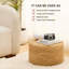 Repose-pieds rond, repose-pieds Pous, table basse d'appoint