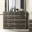 Commode grise à 8 tiroirs